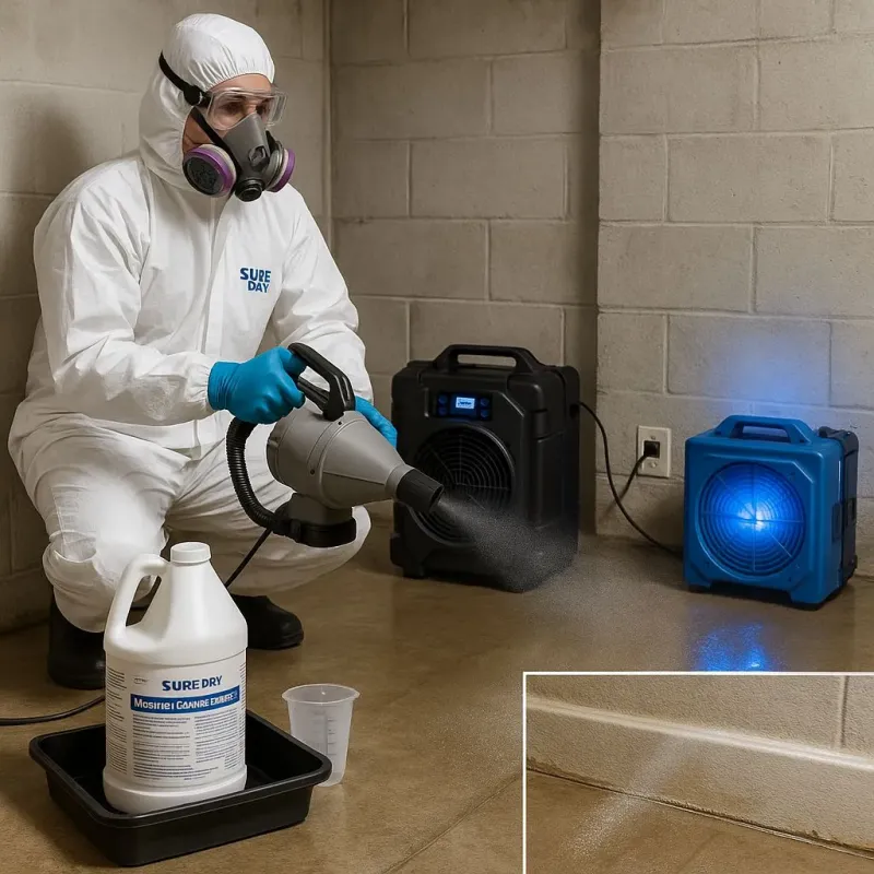 Sanitization and Odor Removal process in Tinicum, PA